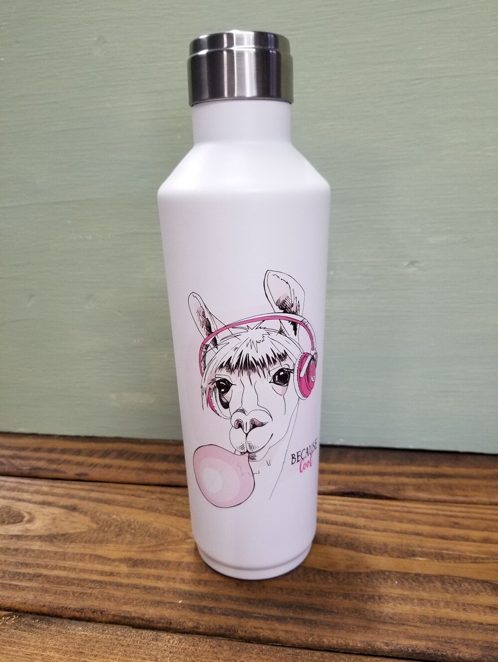 Bevanda Tumbler 25 oz Canteen Hot Cold Insulated with Llama Cool Water Bottle